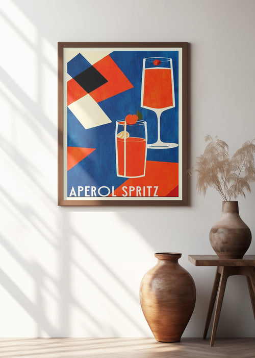 Aperol Spritz Framed Art Wall Decor