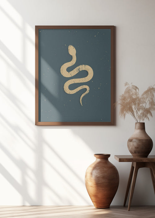 Snake Framed Art Wall Decor