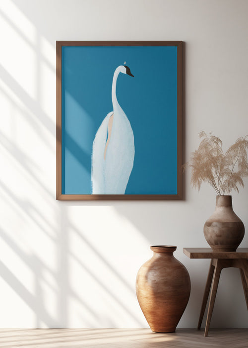 Swan Maybe Framed Art Wall Decor