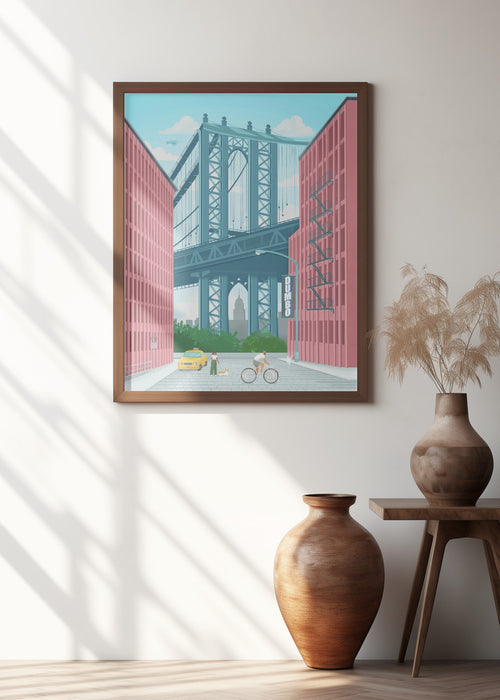 Dumbo, New York Framed Art Modern Wall Decor