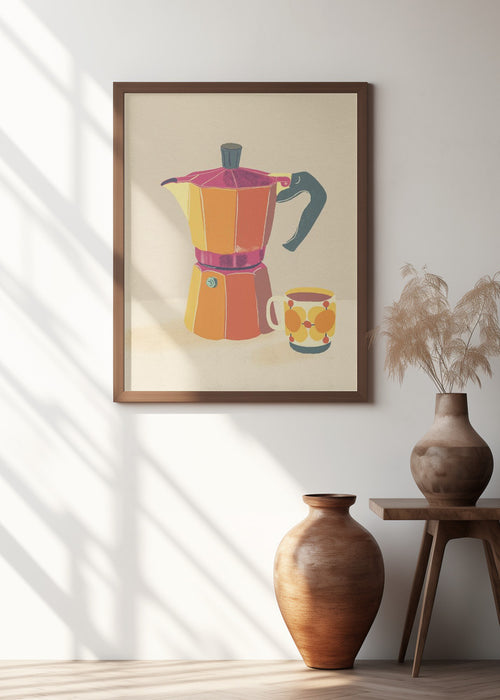 Coffee break Framed Art Wall Decor