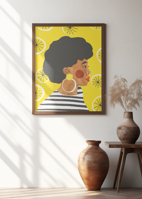 Lemonade Framed Art Wall Decor