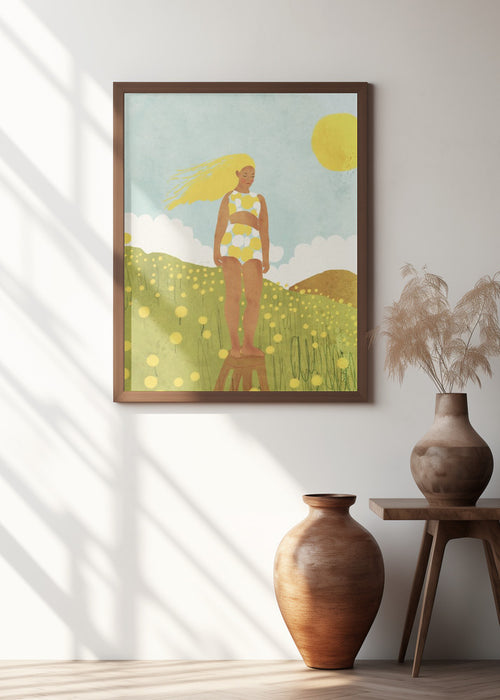 Sunny energy Framed Art Wall Decor