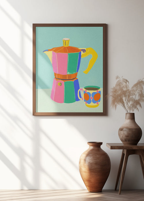 Cup of coffee Framed Art Wall Decor