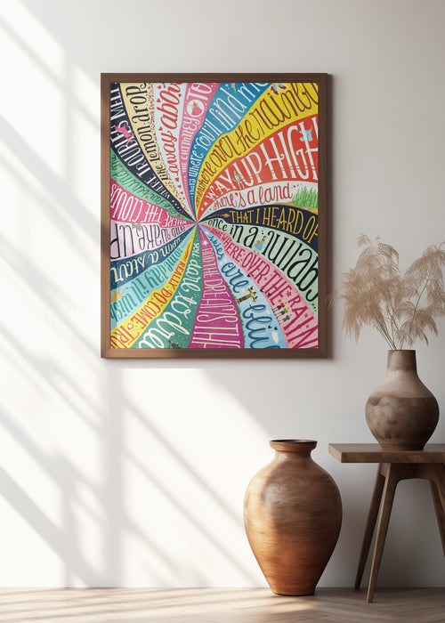 Over the Rainbow Framed Art Wall Decor