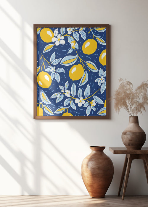 Italien Lemons 2 Framed Art Wall Decor