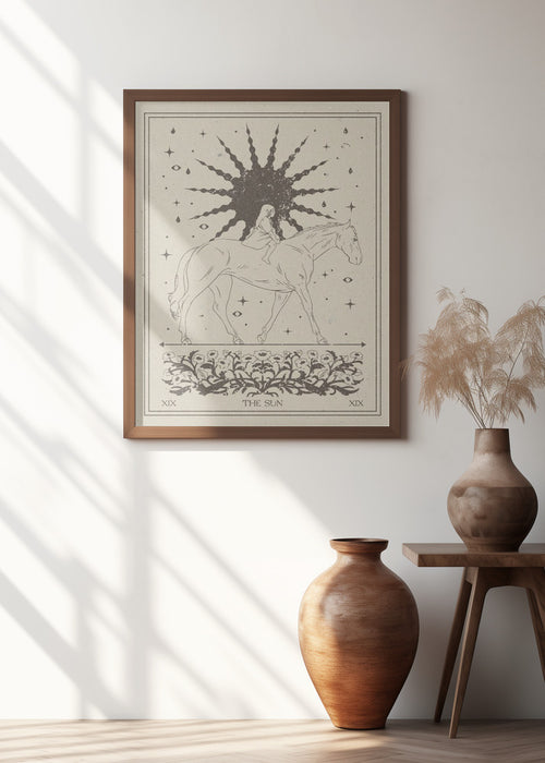 The Sun Framed Art Wall Decor