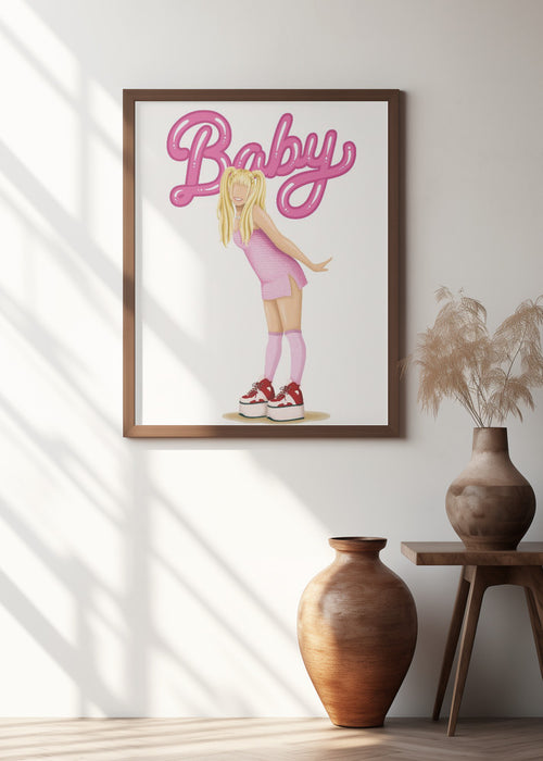 Baby Spice Framed Art Wall Decor