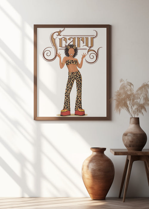 Scary Spice Framed Art Wall Decor