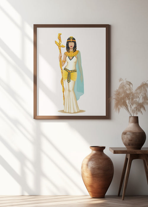 Cleopatra Framed Art Wall Decor