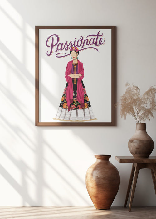 Frida Passionate Framed Art Wall Decor