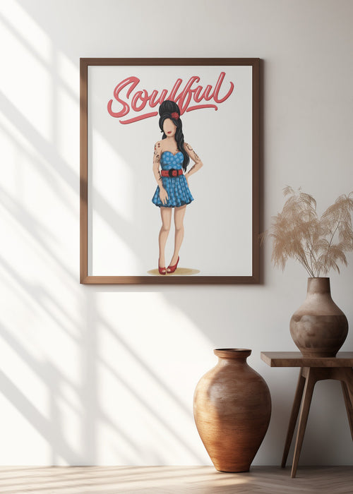 Amy Soulful Framed Art Wall Decor