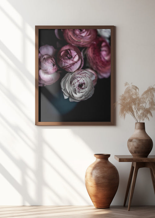 Dark Flowers 2 Framed Art Wall Decor