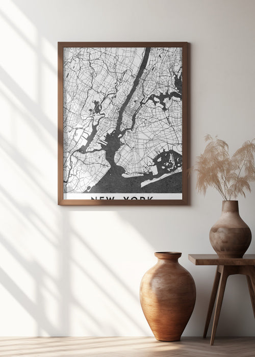 New York Framed Art Modern Wall Decor