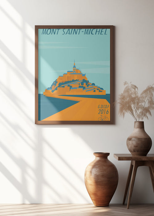 Mont Saint Michel Framed Art Wall Decor