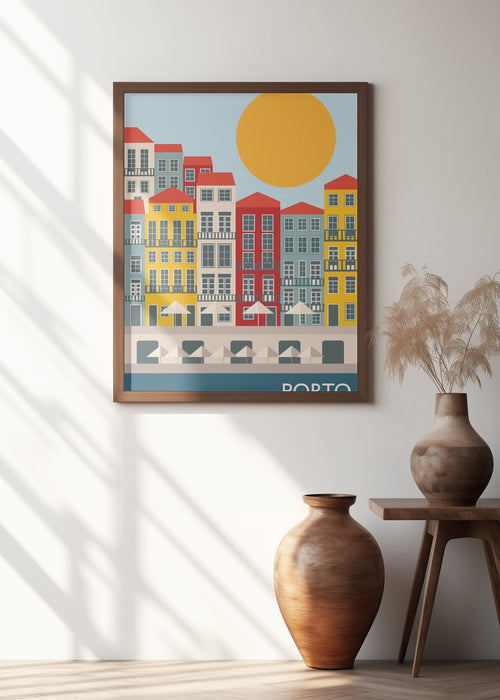 Porto Framed Art Modern Wall Decor