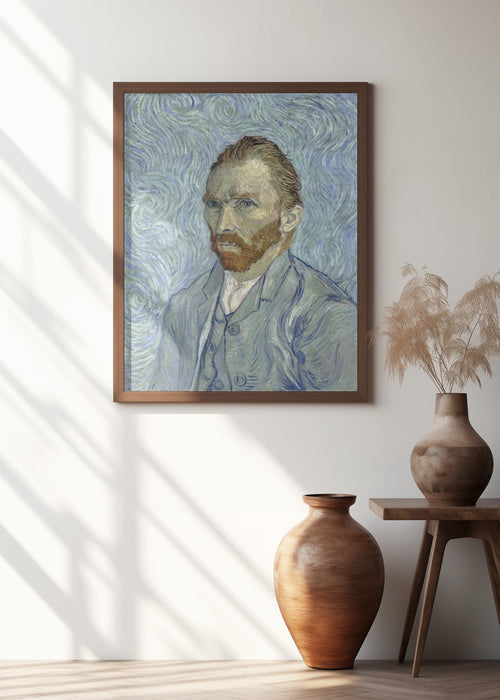 Vincent Van Gogh's Self Portrait (1889) Framed Art Wall Decor