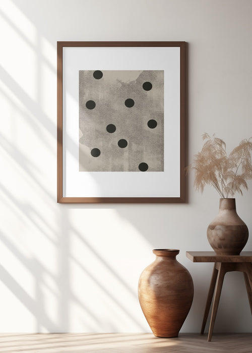 Retro Dots No.3 Framed Art Modern Wall Decor