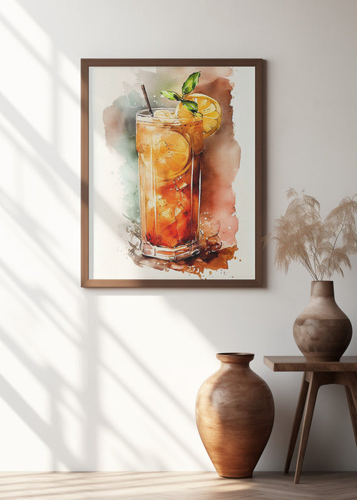 Drinks cocktail Framed Art Wall Decor