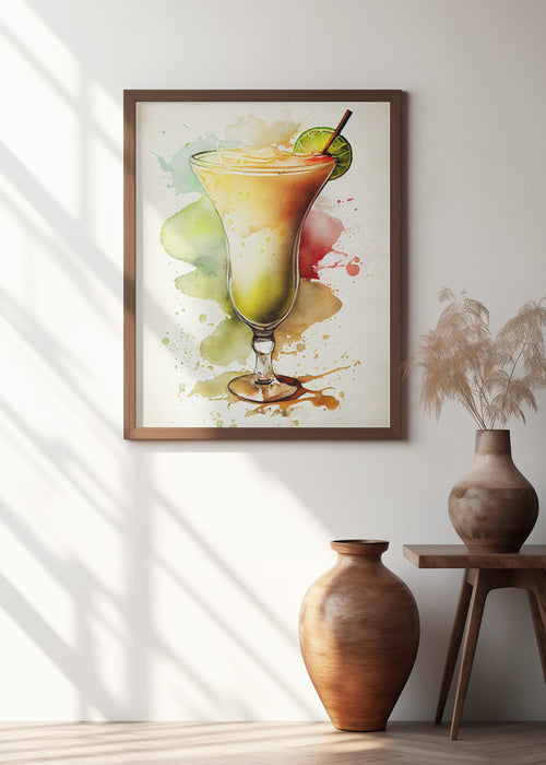 Drinks cocktail Framed Art Wall Decor