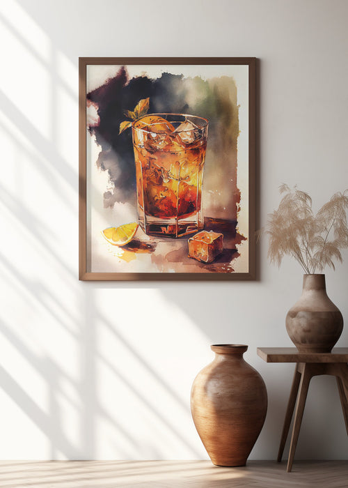 Drinks cocktail Framed Art Modern Wall Decor