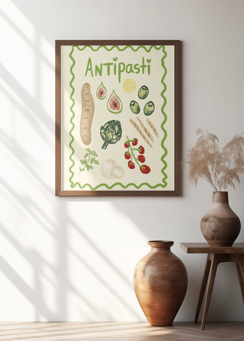 Antipasti Framed Art Modern Wall Decor