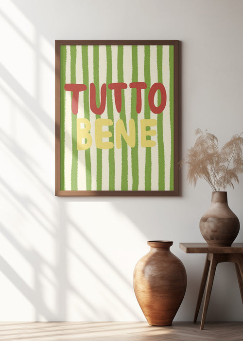 Tutto Bene Framed Art Modern Wall Decor