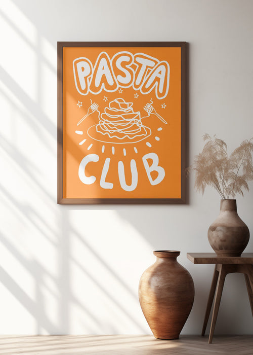 Pasta Club Framed Art Wall Decor