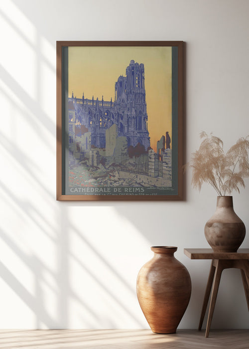 Cathédrale de Reims Framed Art Wall Decor