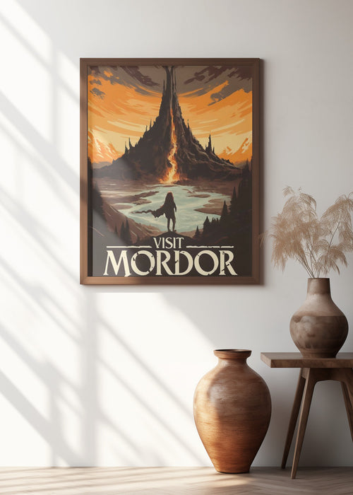 Visit Mordor Framed Art Wall Decor