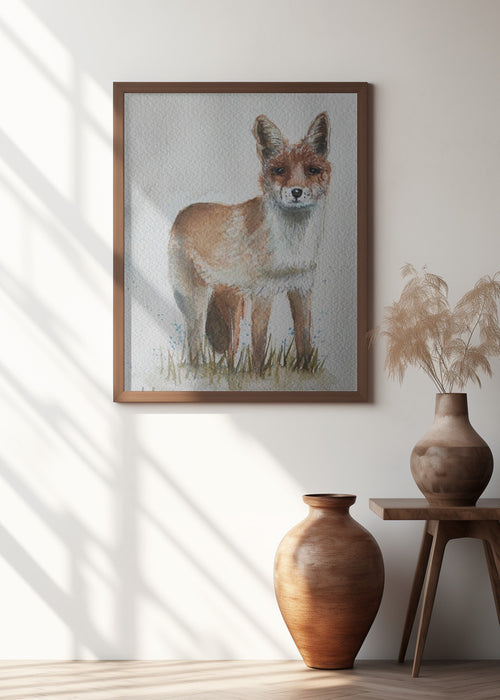 Fox Framed Art Wall Decor