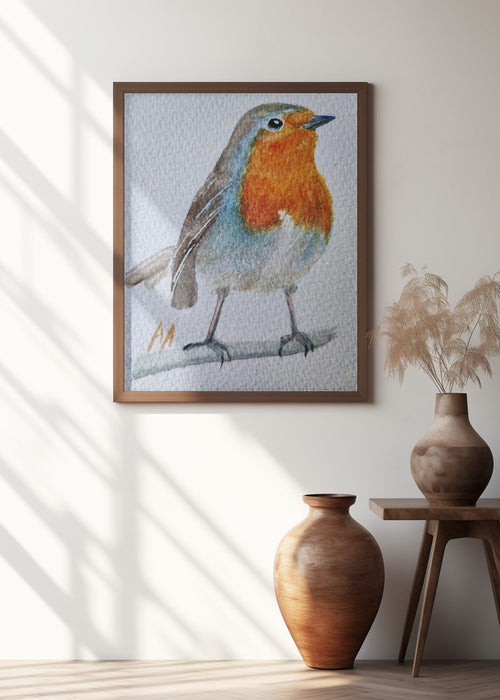 Robin Framed Art Wall Decor