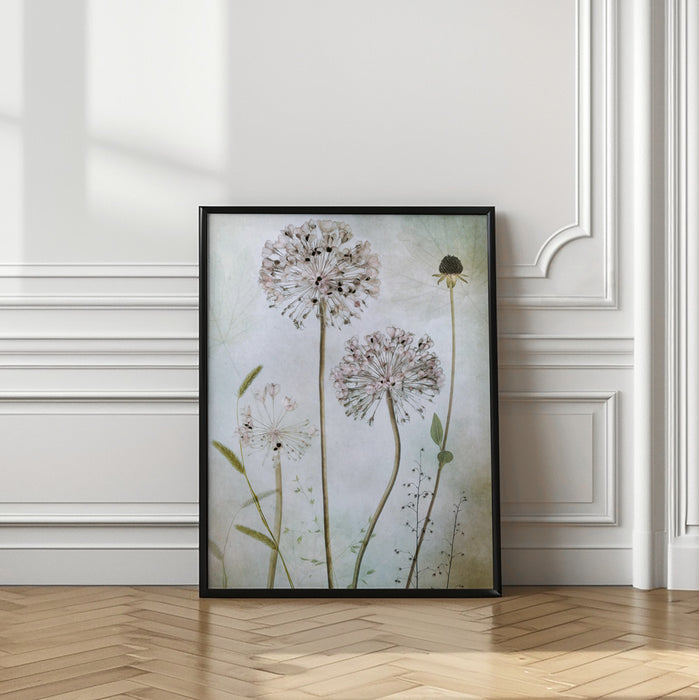 Allium Framed Art Modern Wall Decor