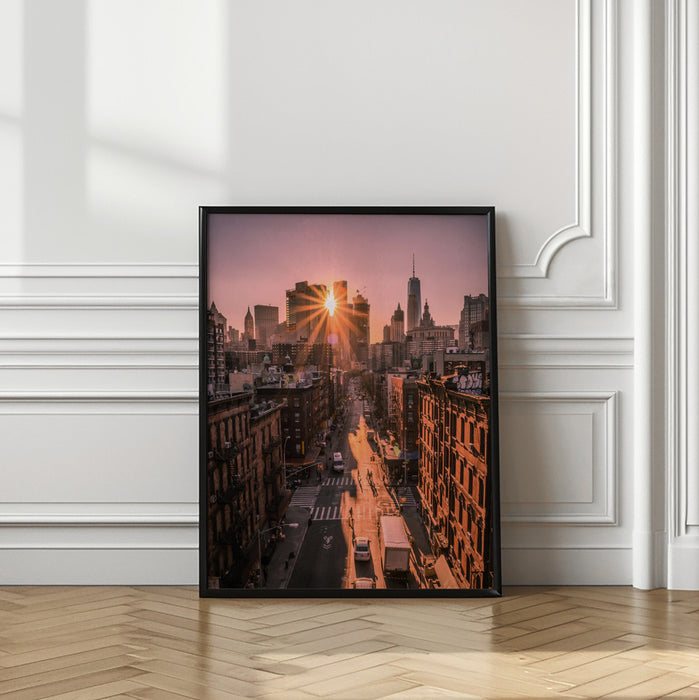 The All Seeing Sun Framed Art Wall Decor