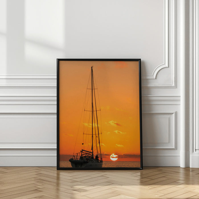 The last sunset. Framed Art Modern Wall Decor