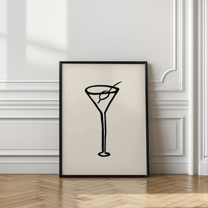 Shaken, Not Stirred Framed Art Modern Wall Decor