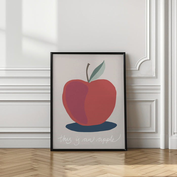 This is an Apple Framed Art Modern Wall Decor