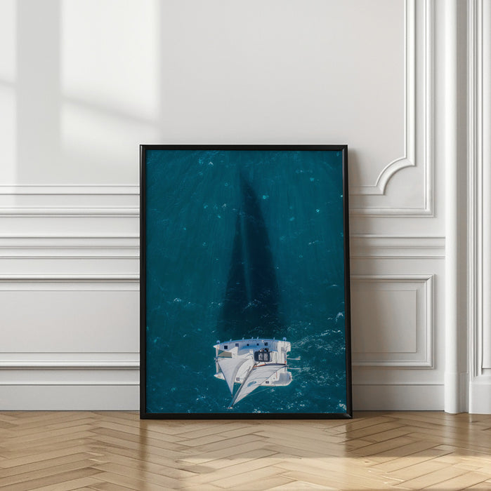 Sail shadow Framed Art Wall Decor