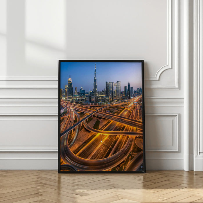 Curvaceous Framed Art Modern Wall Decor