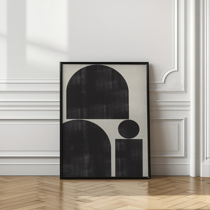 Shape Study No1. Framed Art Modern Wall Decor