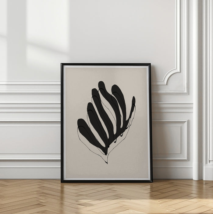 Modern Flower Framed Art Modern Wall Decor