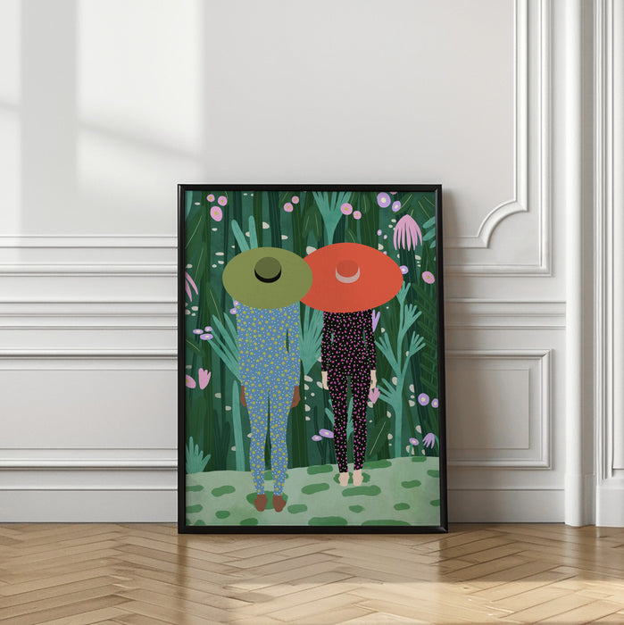 Jungle Pijamas Framed Art Modern Wall Decor