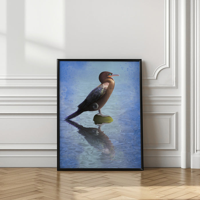 River Bigua Framed Art Wall Decor