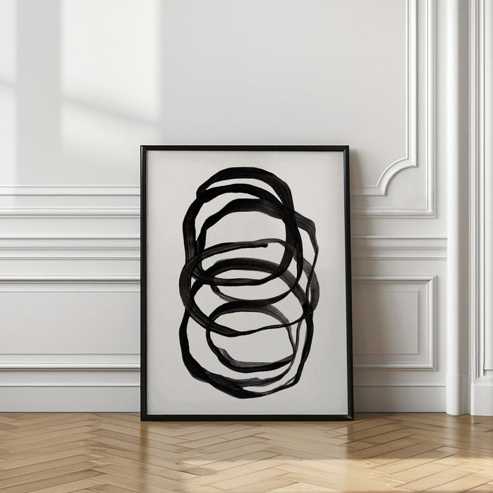 Abstract Lines II Framed Art Modern Wall Decor