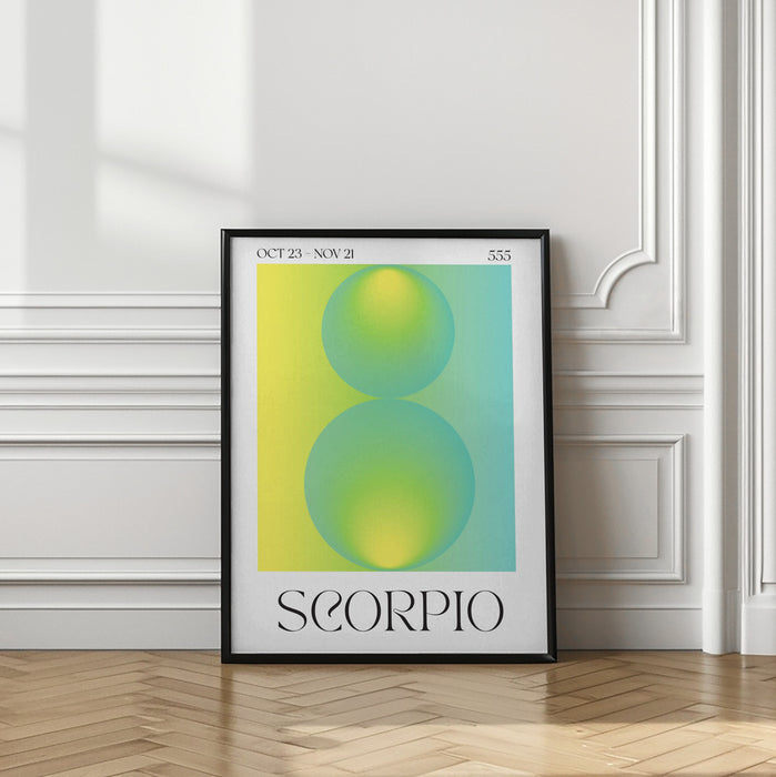 Scorpio Framed Art Modern Wall Decor