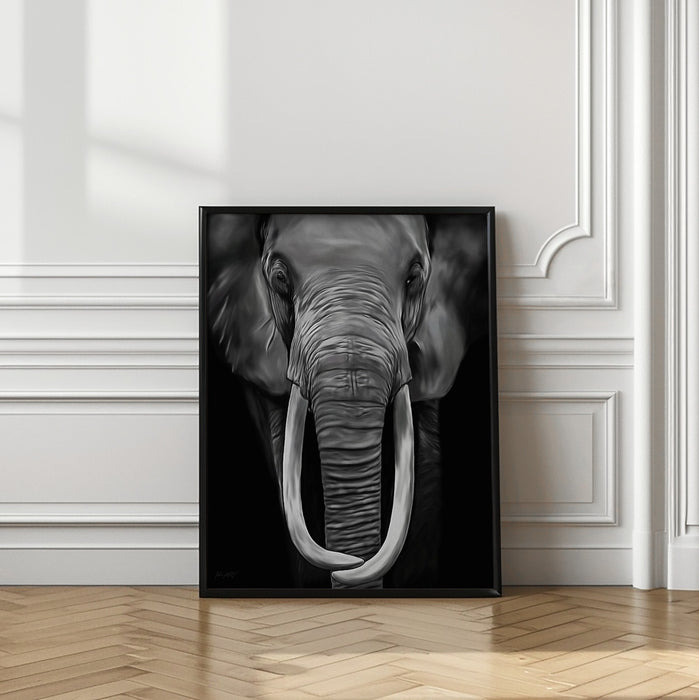 Loxodonta Framed Art Wall Decor