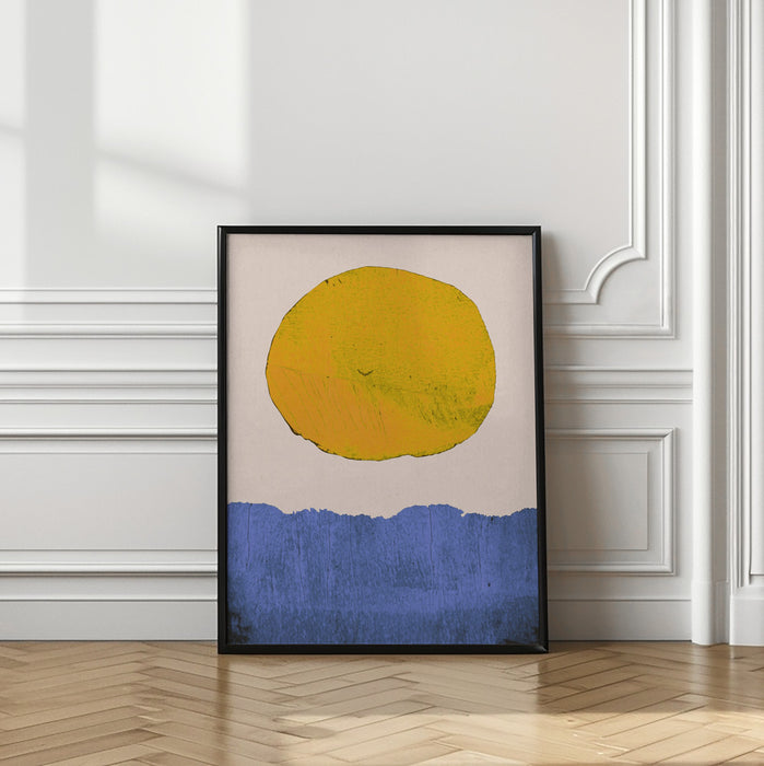 Summer Sun Framed Art Modern Wall Decor