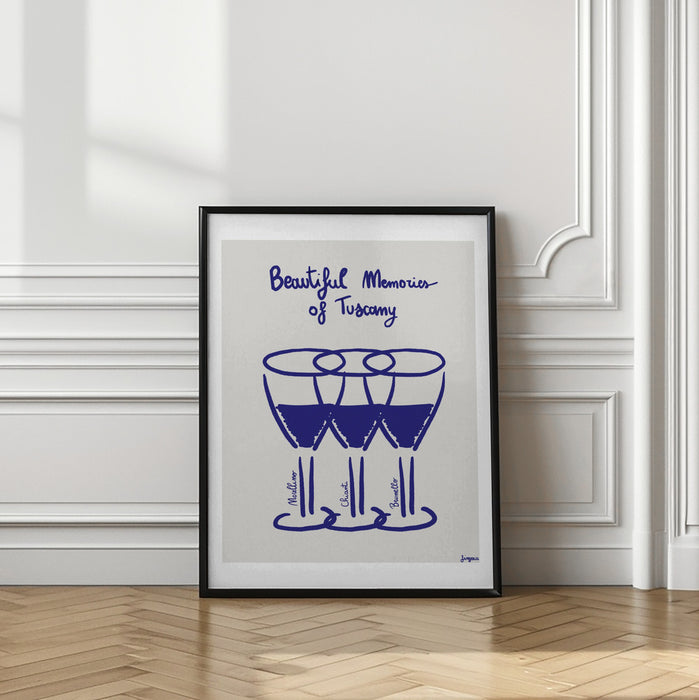 Il vino Framed Art Modern Wall Decor