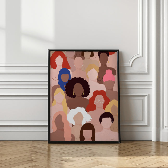 Who run the world Framed Art Wall Decor