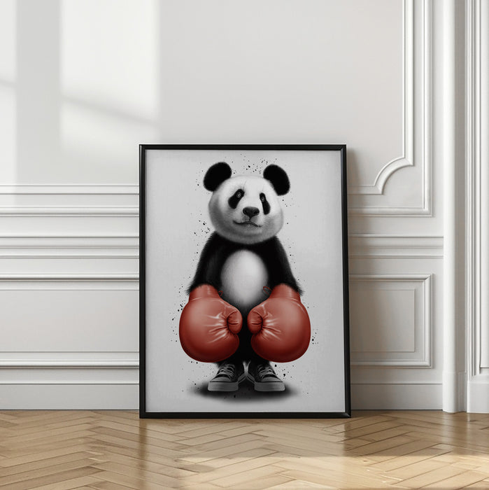 PANDA BOXER Framed Art Wall Decor